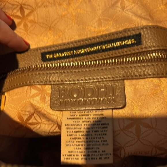 Bodhi Gaansevort Chain Hobo Brown Leather Bag - Picture 7 of 13